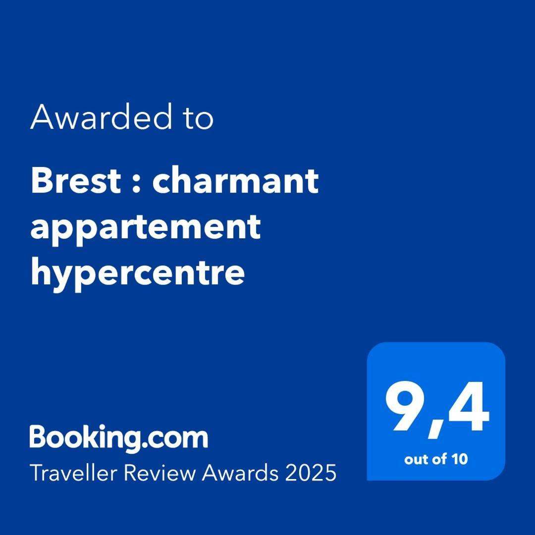 Brest : Charmant Appartement Hypercentre Dış mekan fotoğraf
